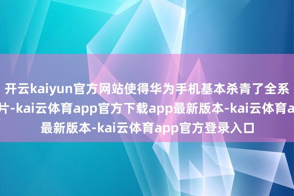 开云kaiyun官方网站使得华为手机基本杀青了全系摄取国产麒麟芯片-kai云体育app官方下载app最新版本-kai云体育app官方登录入口