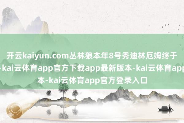 开云kaiyun.com丛林狼本年8号秀迪林厄姆终于迎来出场契机-kai云体育app官方下载app最新版本-kai云体育app官方登录入口