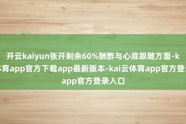 开云kaiyun张开剩余60%酬酢与心扉跟随方面-kai云体育app官方下载app最新版本-kai云体育app官方登录入口