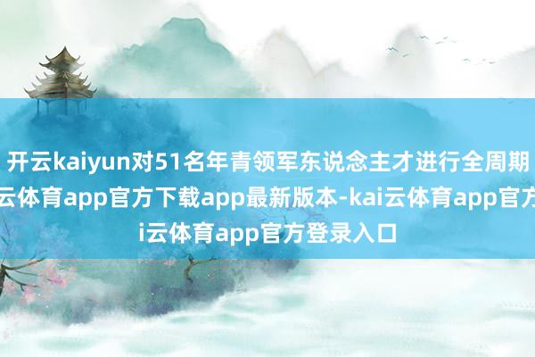 开云kaiyun对51名年青领军东说念主才进行全周期指令-kai云体育app官方下载app最新版本-kai云体育app官方登录入口